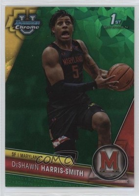 2023-24 Bowman U Chrome Sapphire Green 30/99 DeShawn Harris-Smith #52 3hd