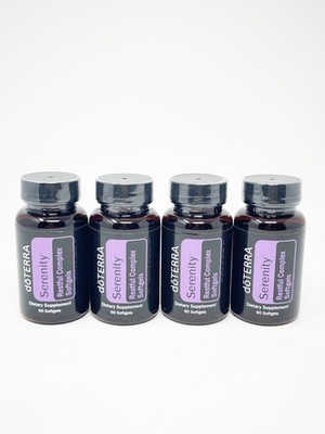 4x DOTERRA Serenity Softgels Restful Complex 60ct Softgels NEW SEALED EXP 5/2027