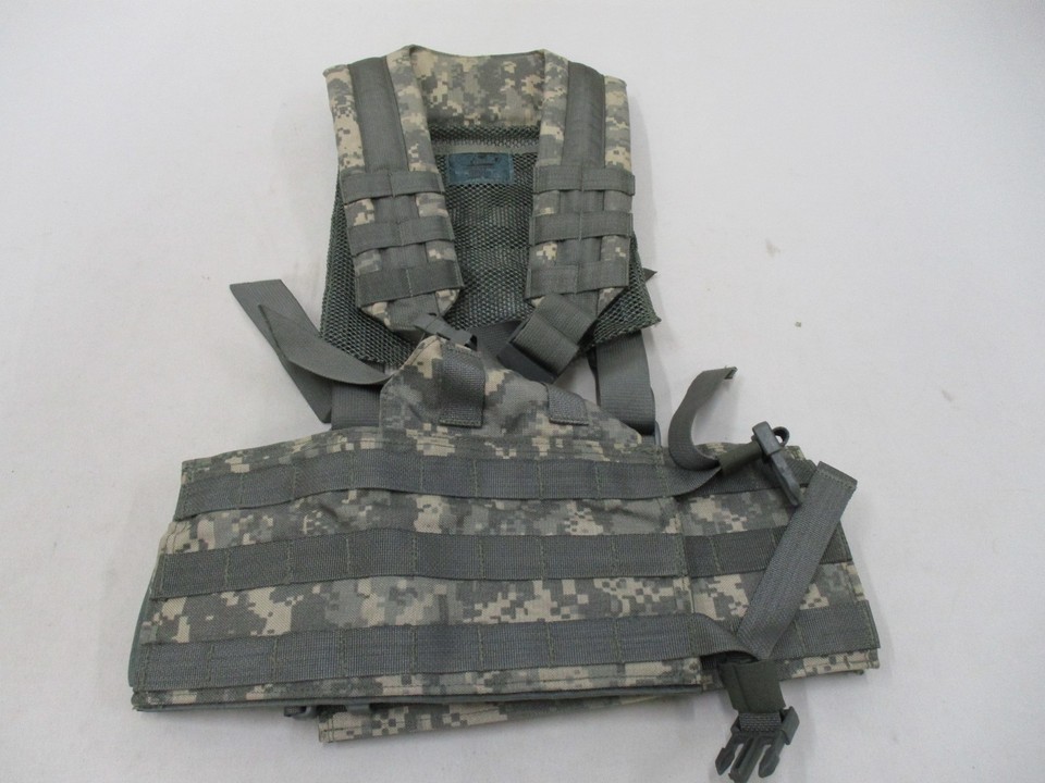 🪖GCS WARRIOR MOLLE VEST DIGITAL LOADOUT KIT LRG/XL w. POUCHES LBE LCE ...