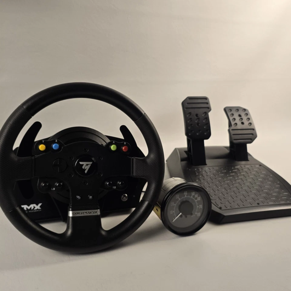Thrustmaster TMX Racing Wheel & Pedals – Tested – Bonus Speedometer Included - Image 2 of 4