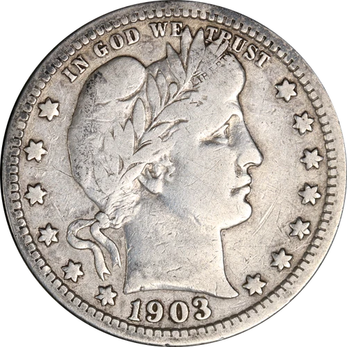 1903-P Barber Quarter