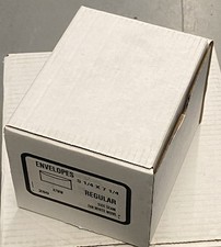 WHITE INVITATION ENVELOPES A7 5 1/4" X 7 1/4" 24 LB WRITING WHITE WOVE 1000 PCS
