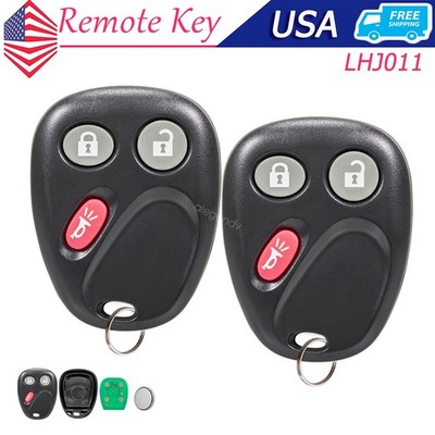 2 Remote Control Key Fob for 2003-2006 Silverado Tahoe GMC Sierra Yukon LHJ011