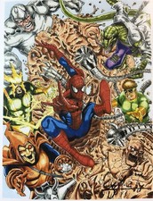 ?Spiders Rogues? 8x10 Fan Art Print By Artist Paul Minix (Signed)