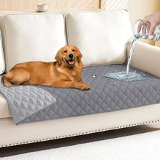 Smiry Waterproof Dog Bed Cover Pet Blanket, Soft Washable Dog Blanket for Furnit