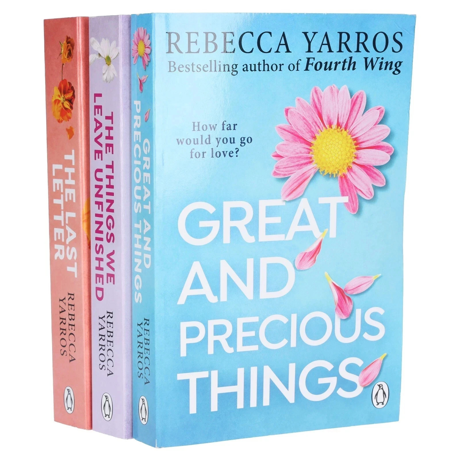 Rebecca Yarros Collection 3 Books Set Last Letter, Things We Leave Unfinished