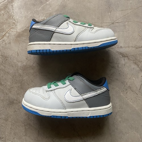 Nike Dunk Low Pure Platinum Boys Size 8C Athletic Shoes Sneakers DH9761-004 - Picture 6 of 8