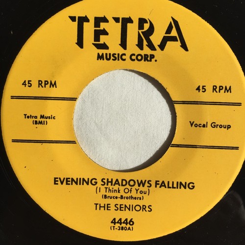 The Seniors – Evening Shadows Falling / I've Got Plenty Of Love 7", 45 RPM - Picture 4 of 4
