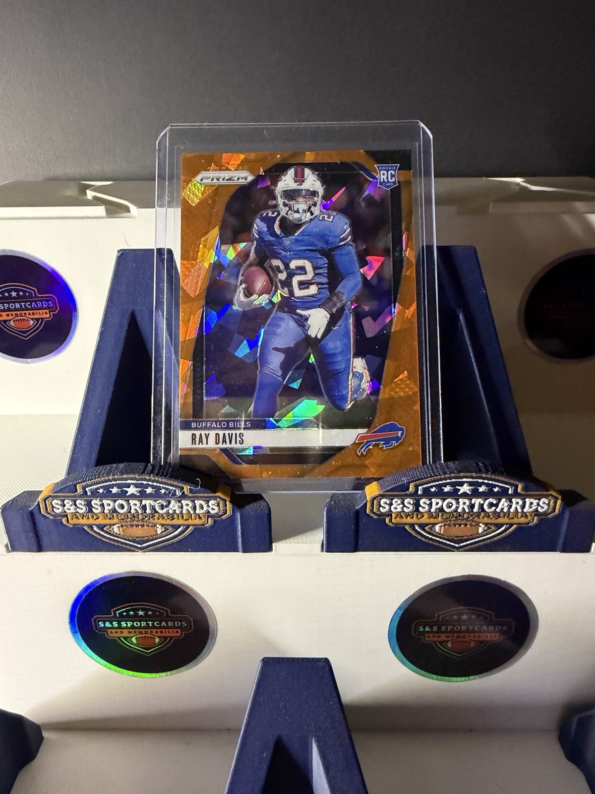 2024 Panini Prizm - Rookies Ray Davis #382 Orange Ice Prizm (RC)