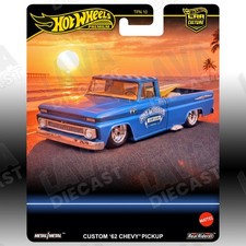 Hot Wheels 62 Chevy Pickup Surf Club Truck Custom Card C10 Silverado Square Body