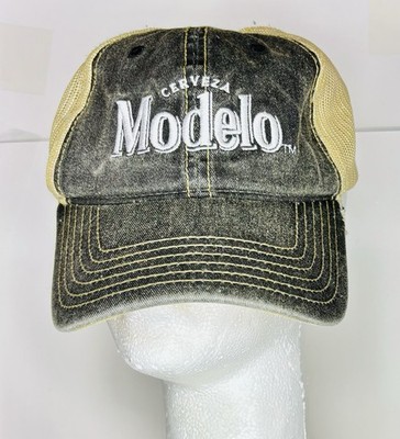 Modelo Especial Logo Patch Distressed Adjustable Trucker Hat. 
