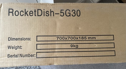Antenne Ubiquiti RocketDish 5G30-LW 30dBi NEUVE scellée - PtP longue portée - Photo 5/6