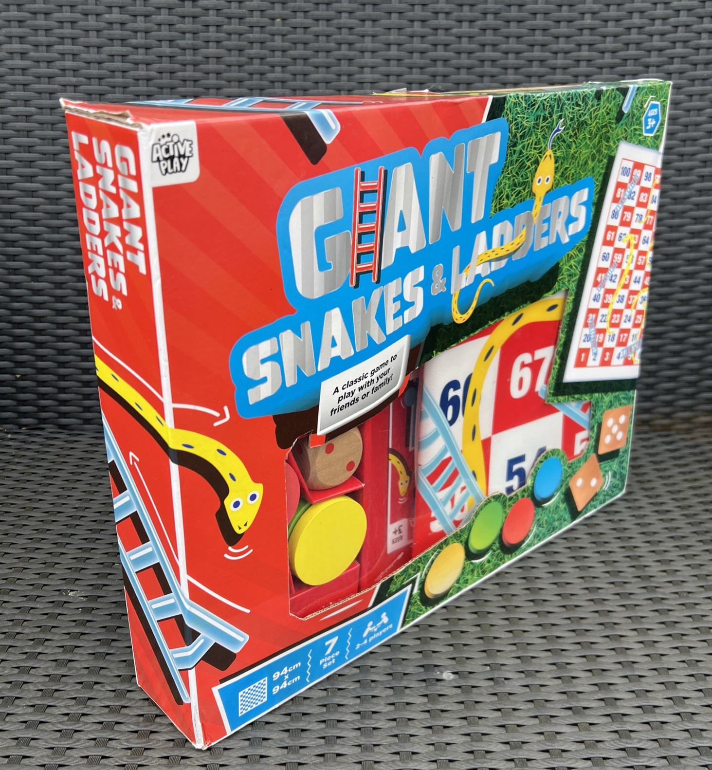 Giant Snakes & Ladders Garden Game Summer Fun Outdoor Indoor Party Kids BBQ New