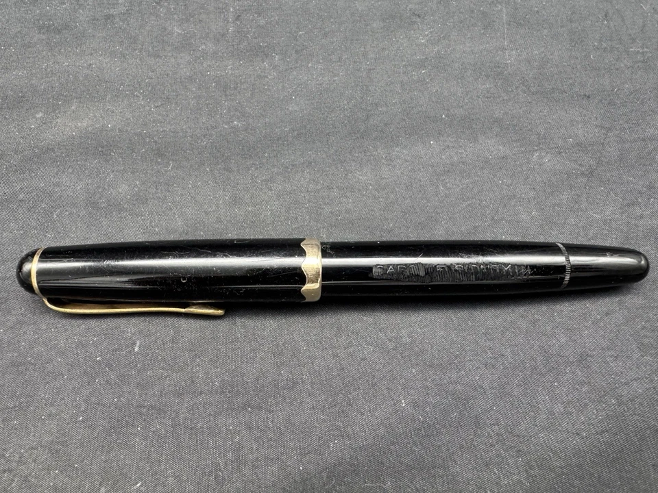 Pluma Estilográfica Montblanc Monte Rosa Vintage Oro 14K Nuevo en Caja con Estuche Foto 3 de 4
