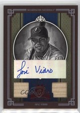 2005 Donruss Diamond Kings 6/50 Jose Vidro #136 Auto s7f
