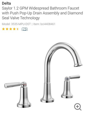 #ad #ad Delta 3535 MPU DST Bathroom Faucet Plus 3 More Items All New $279.00