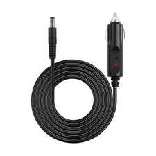 PNGKNYOCN12V DC Car Charger Auto Power Supply 18AWG Cable, DC 5.5mm x 2.5mm C...