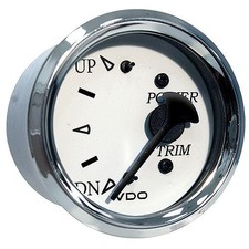Seachoice 15631 Gauge Chrome Bezel White Face Trim Honda