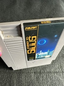 1990 Journey to Silius NES Nintendo Sunsoft Game Cartridge