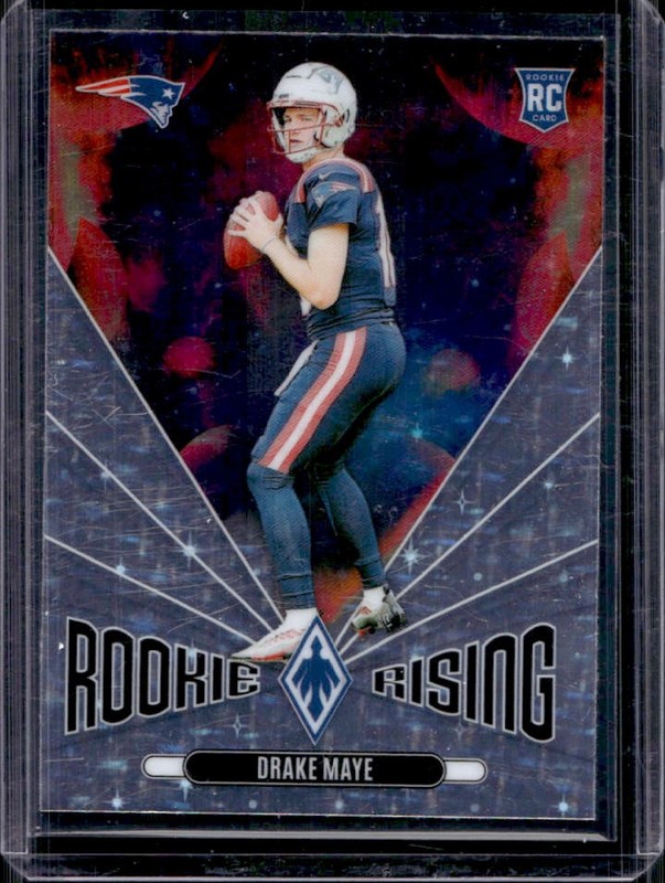 2024 Panini Phoenix Drake Maye Rising RC Stars #RR-DME Patriots Rookie