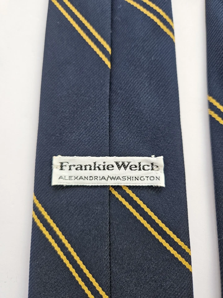 Frankie Welch Alexander Washington Men's Necktie Crested Excellent Condition  - Image 3 of 4