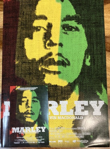 Marley, Bob Marley, Englisch, Filmposter 17""x11"" Neu mit Filmpostkarte - Bild 5 von 6