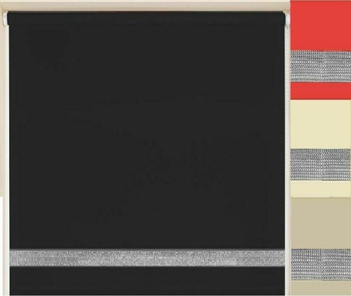 Daylight Diamante Roller Blinds Sparkly Glitter Trim Edge Window Blinds - Picture 2 of 13