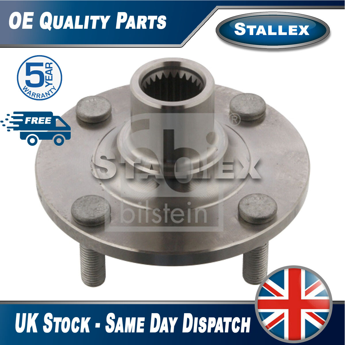 Fits Ford Fiesta 2002- Wheel Hub Front Stallex 2444962 | eBay