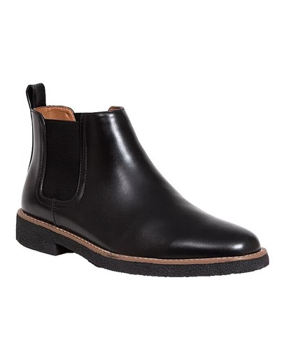 GABOR Lourdes ウーマンチェルシーブーツ Gabor Lourdes Womens Grooved Sole Chelsea Boots Black And