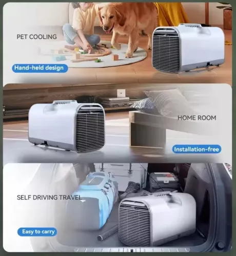4095BTU 110V Electric Portable AC Air Conditioner Camping Tent A/C for Outdoor - Bild 13 von 24