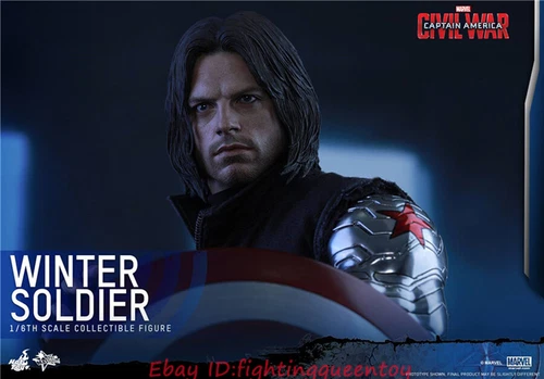 Figura Hot Toys MMS351 Capitán América - Soldado de Invierno de la Guerra Civil 2.0 1/6 EN STOCK