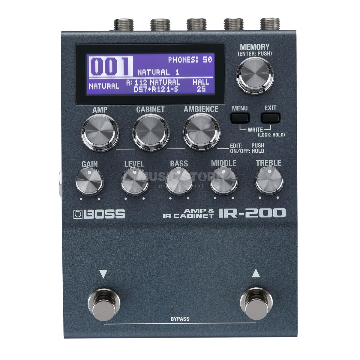 Boss IR-200 Amp & IR Cabinet Pedal Simulator for sale online Boss IR-200 Amp & IR Cabinet Pedal Simulator for sale online