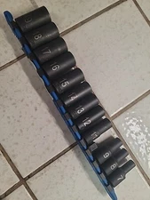 Matco Tools 3/8 Drive 12 Piece Metric Midlength Impact Socket Set ADV BIP 7-19MM