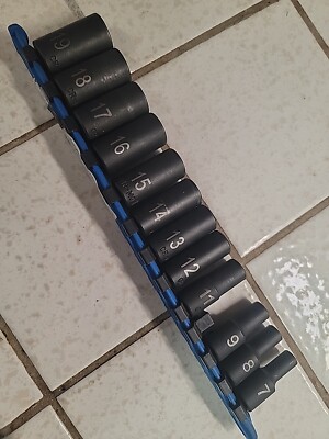 Matco Tools 3/8" Drive 12 Piece Metric Midlength Impact Socket Set ADV ...