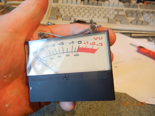 THIS AUCTION IS FOR ONE ! only one VU METERS 3" x 2.25" made in usa modutec - Zdjęcie 7 z 11