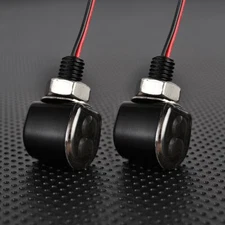 2x Motorcycle LED Turn Signal Mini Light For Harley Dyna Super Wide Glide FXDWG