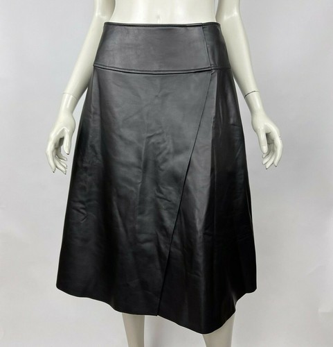 Smart Universe Wear Leather Skirt Wrap Super Soft Lined Zip Closure Women XS NWT