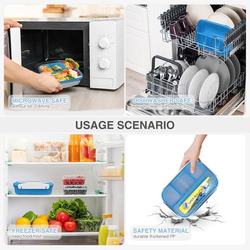 1300ml Bento-Lunchbox Bentobox Essen Thermo Brotdose Behälter Brotzeitdose DHL - Bild 9 von 15