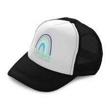 Kids Trucker Hat I Believe in My Abilities Rainbow Boys Caps Girls Caps