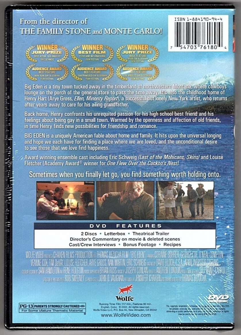 Tim Dekay Tell Me I Love You Movie Online Big Eden (DVD, 2000) For