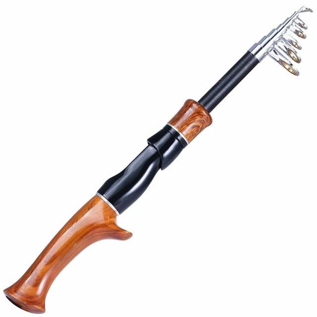 Unknown 7' Spinning Fishing Rod Pole Vintage Collector Gray Black Cork