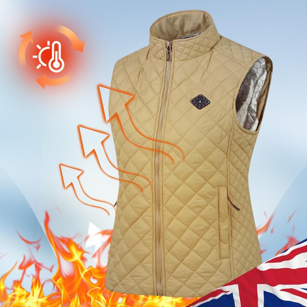 ALTRA Giacche Riscaldate Elettriche Abbigliamento Sportivo Invernale Cappotto Riscaldato Nylon Gilet per Donna