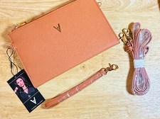 VANESSA WILLIAMS Clutch Shoulder Purse Bag Built in Wallet  Lush Collection NEW