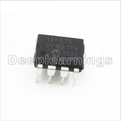 10PCS IC PIC12F675- I/P PIC12F675 DIP8 MICROCHIP MCU CMOS FLASH-BASE 8BIT