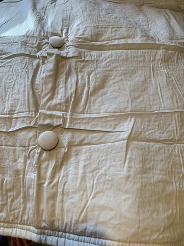 Anthropologie Kloverart Euro Sham Embroidered Boho Nordic Floral Flake Festival - Picture 7 of 7