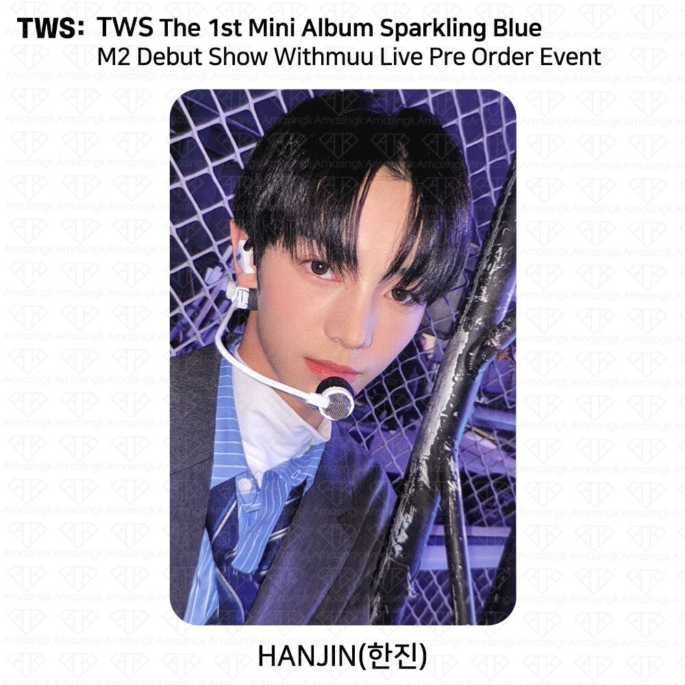 TWS シニュM2 Withmuu Debut Show トレカ 1 TWS 1st Mini Album Sparkling Blue M2 Debut Show Withmuu Live