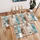 Rustic Farmhouse Farm Animal Kitchen Mat Non-Slip Carpet Bedroom Floor Area Rugs