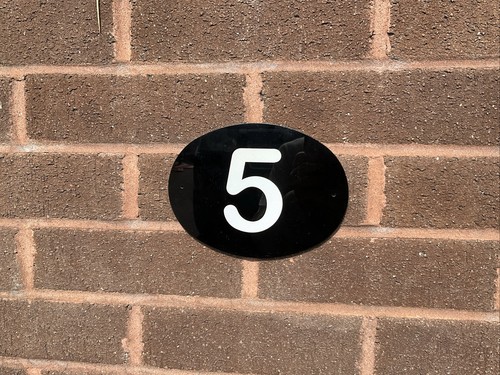 House Number ' 1 ' Sign / Wall Plaque - Picture 4 of 4
