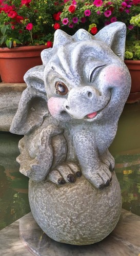 baby-gargoyle-on-ball-garden-statue-ebay