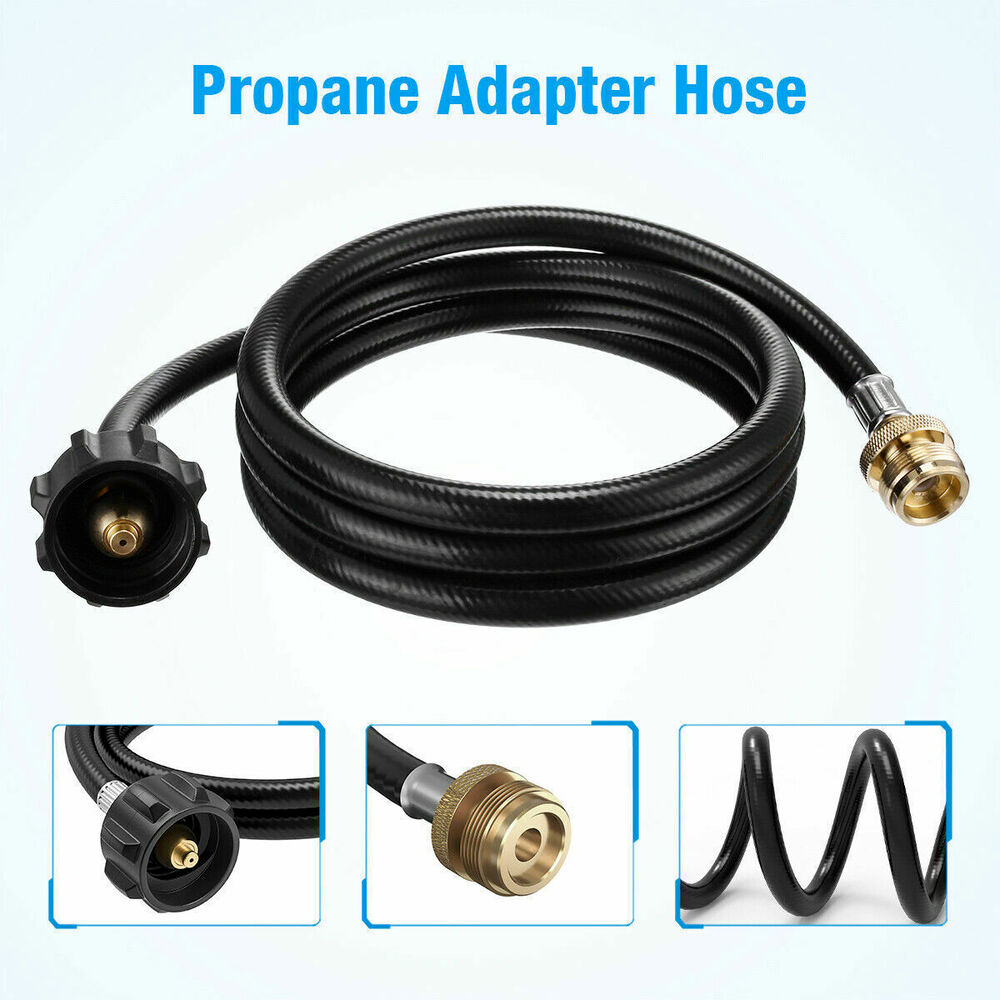 6F QCC1 Propane Hose Gas Line Quick Connect Adapter for camp stoves RV